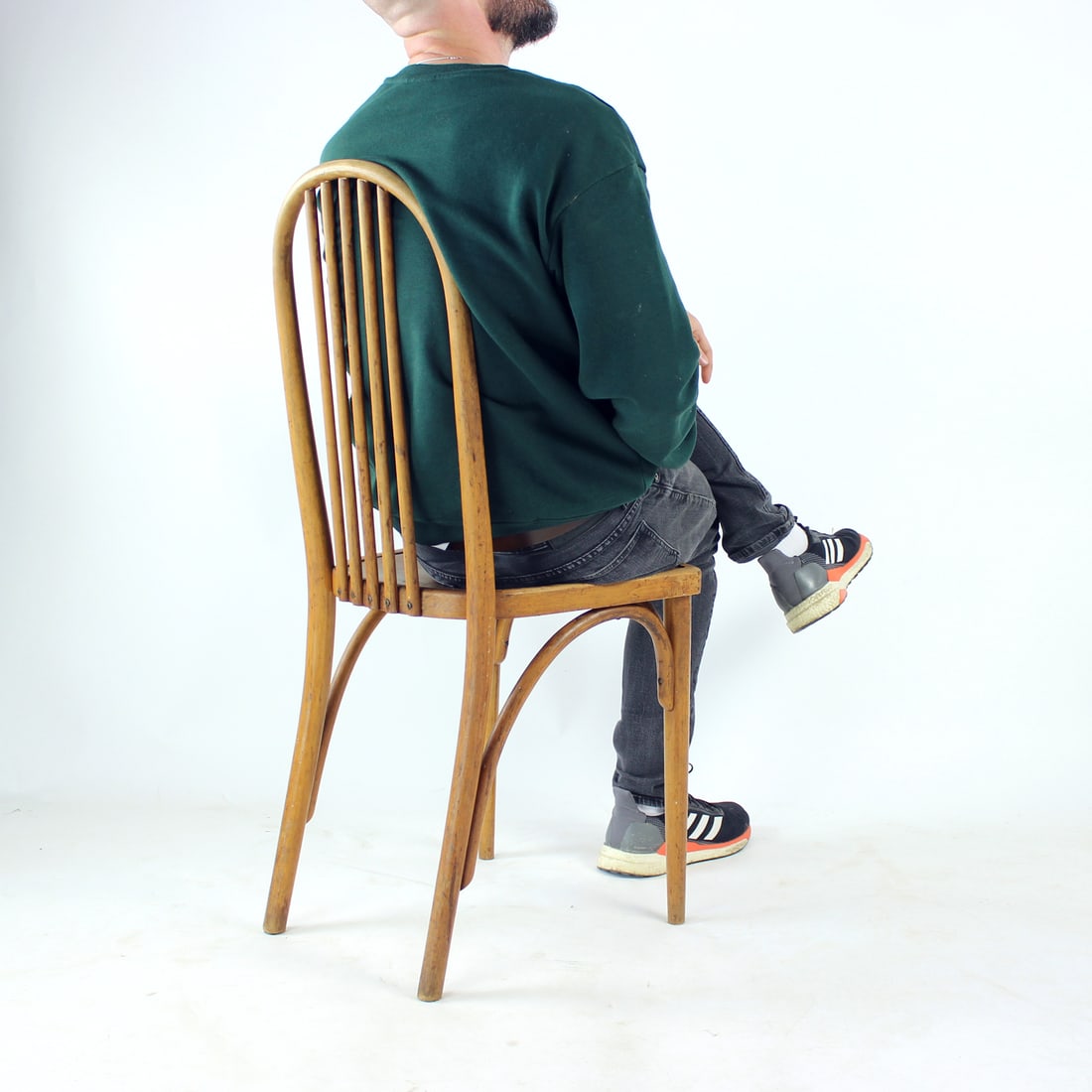 Oak Bentwood Chair by Michael Thonet, 1920s - 4