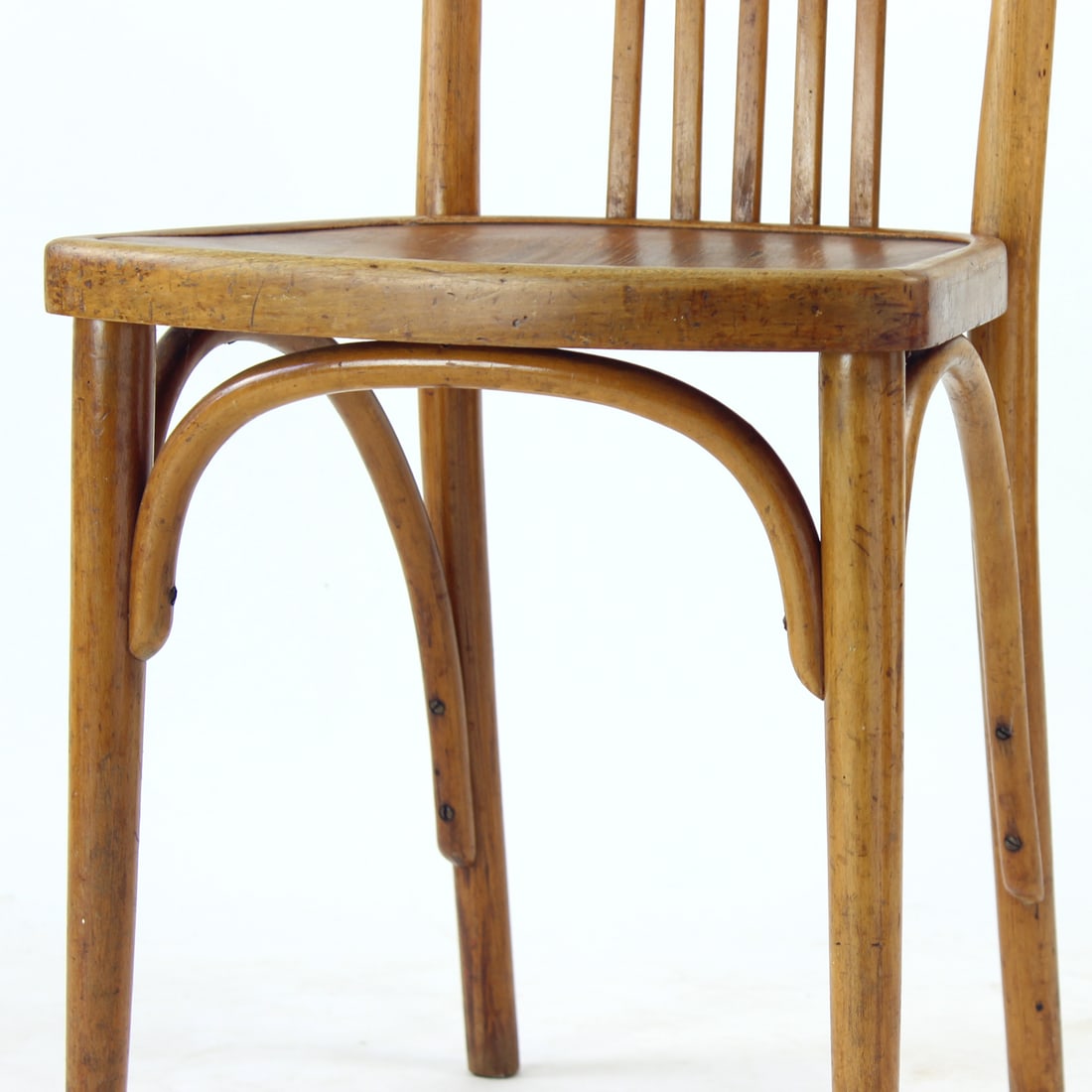 Oak Bentwood Chair by Michael Thonet, 1920s - 5