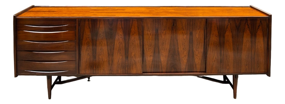 Danish Sideboard in Palisander, 1960s (1 of 9)