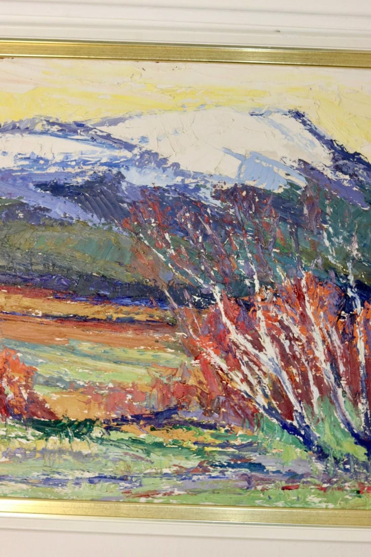 Birger Welander, Mountain Landscape, Oil on Board - 4