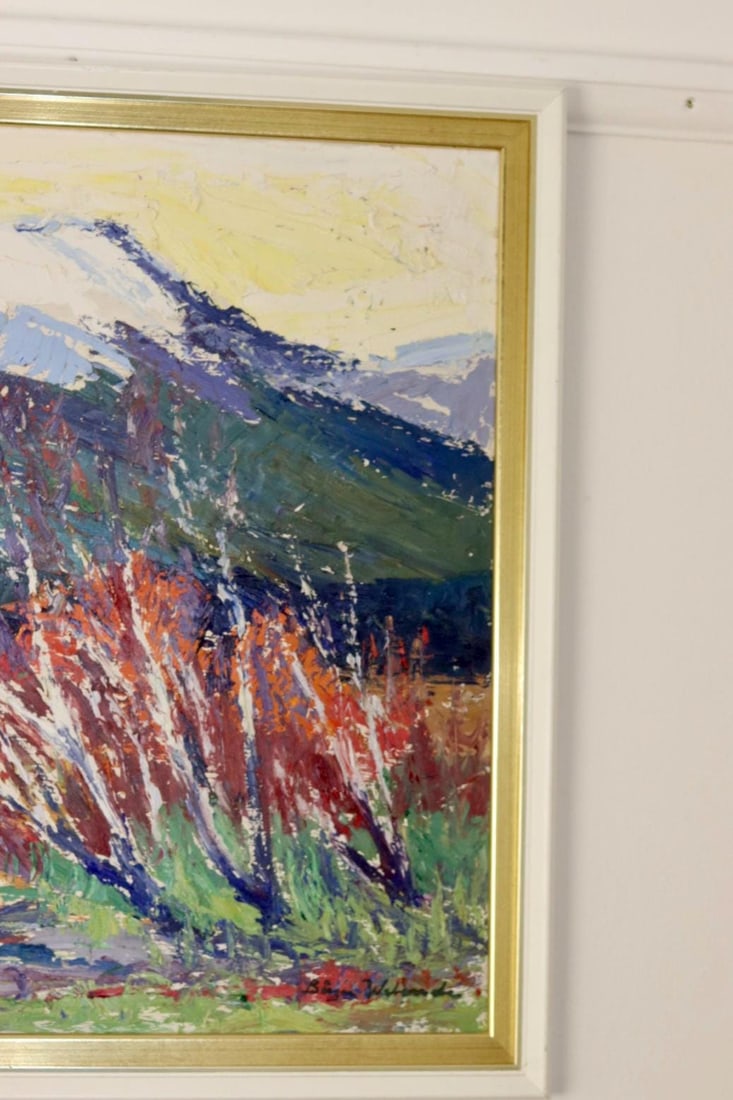 Birger Welander, Mountain Landscape, Oil on Board - 7