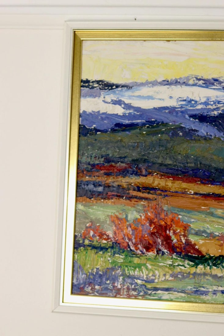 Birger Welander, Mountain Landscape, Oil on Board - 9