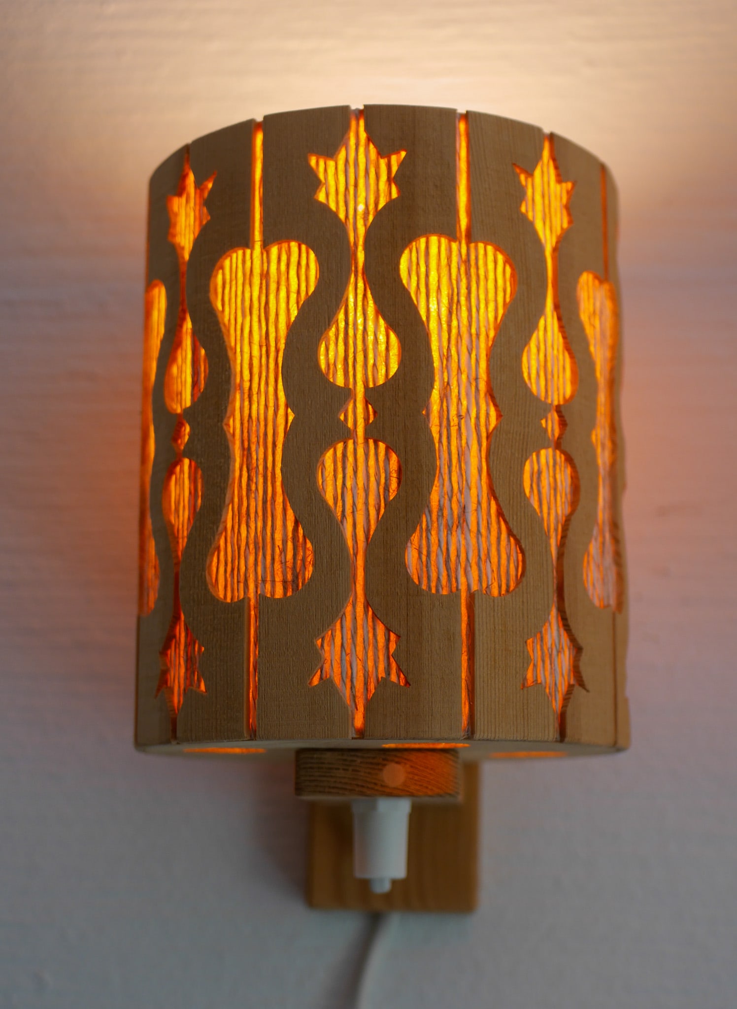 Vintage Scandinavian Pine Sconces, 1975, Set of 2 - 10