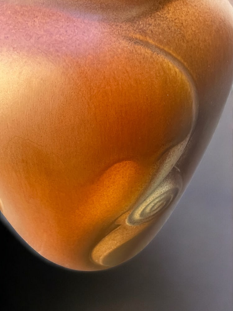 Large Bay Floor Vase in Brown Ceramic, 1960s - 7