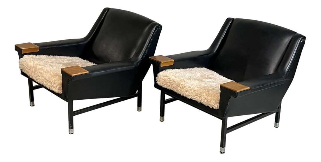 Scandinavian Lounge Chairs, 1960s, Set of 2 (1 of 9)