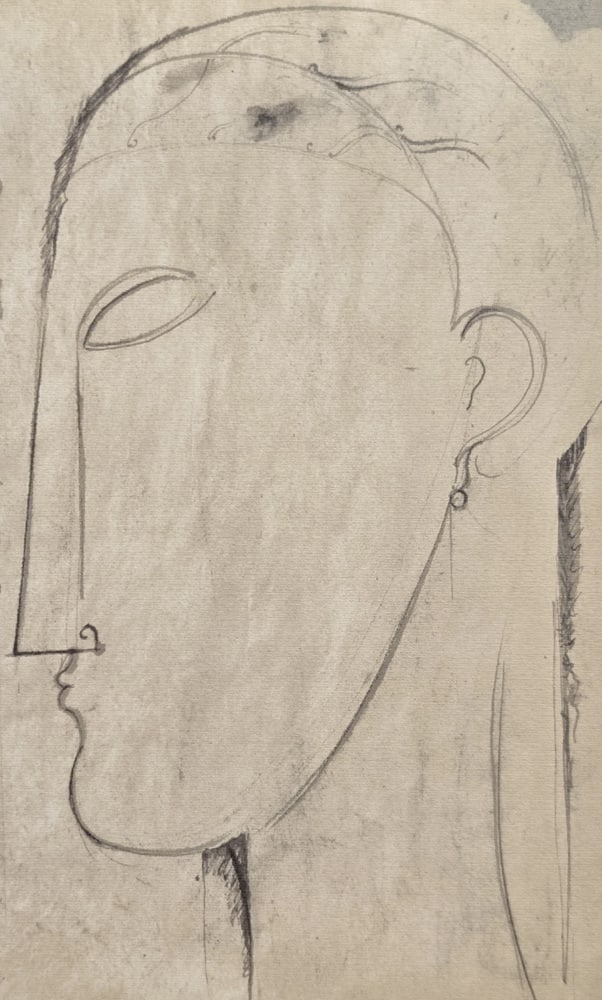 A. Modigliani, Testa di Cariatide, Lithograph - 3