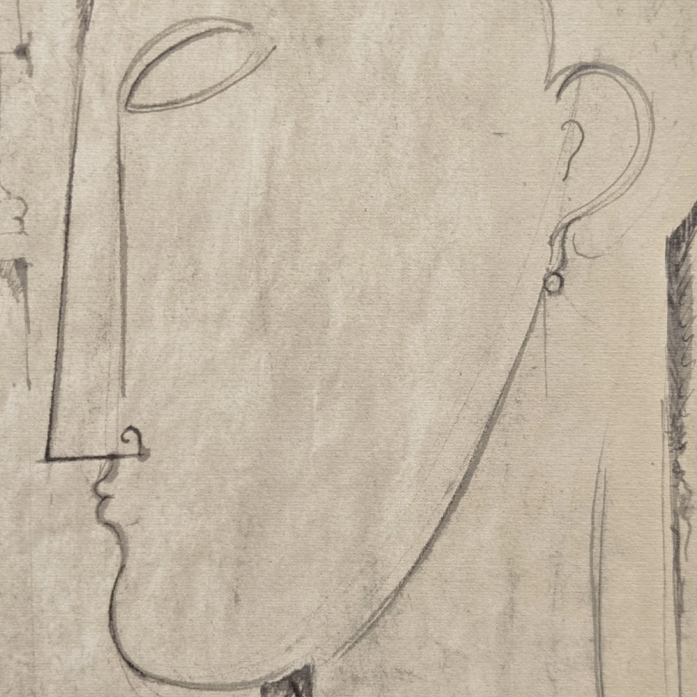 A. Modigliani, Testa di Cariatide, Lithograph - 4