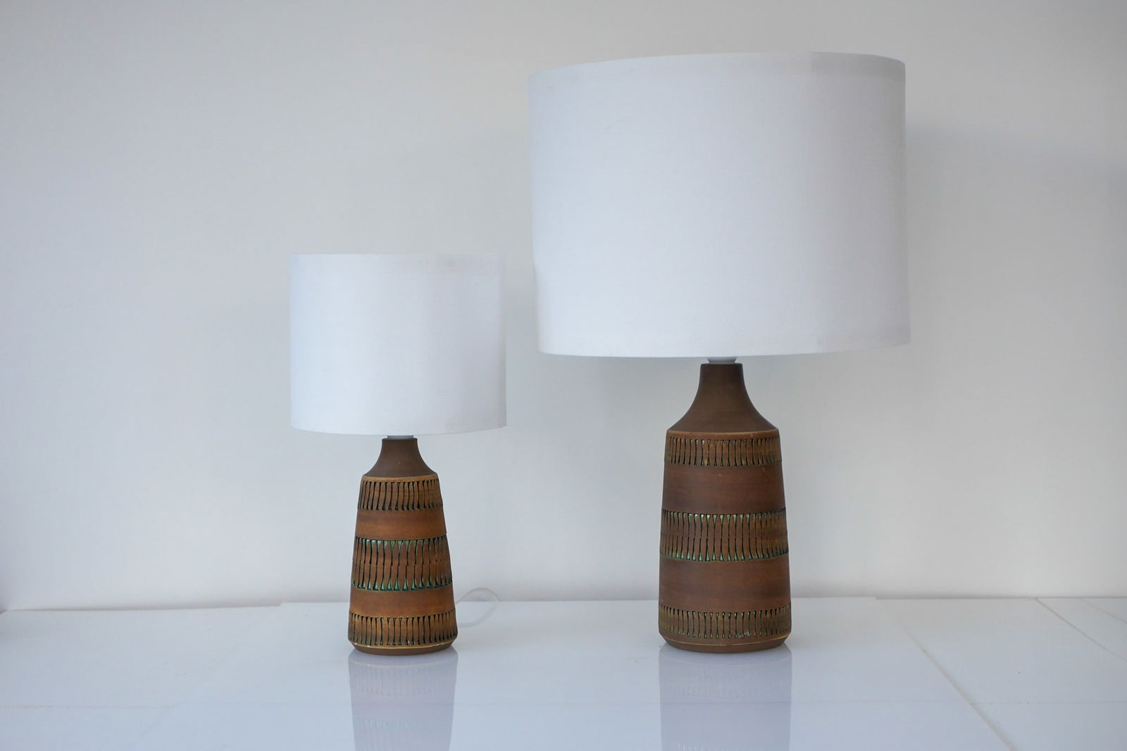 Modern Pottery Table Lamps from Anagrius, Set of 2 - 12