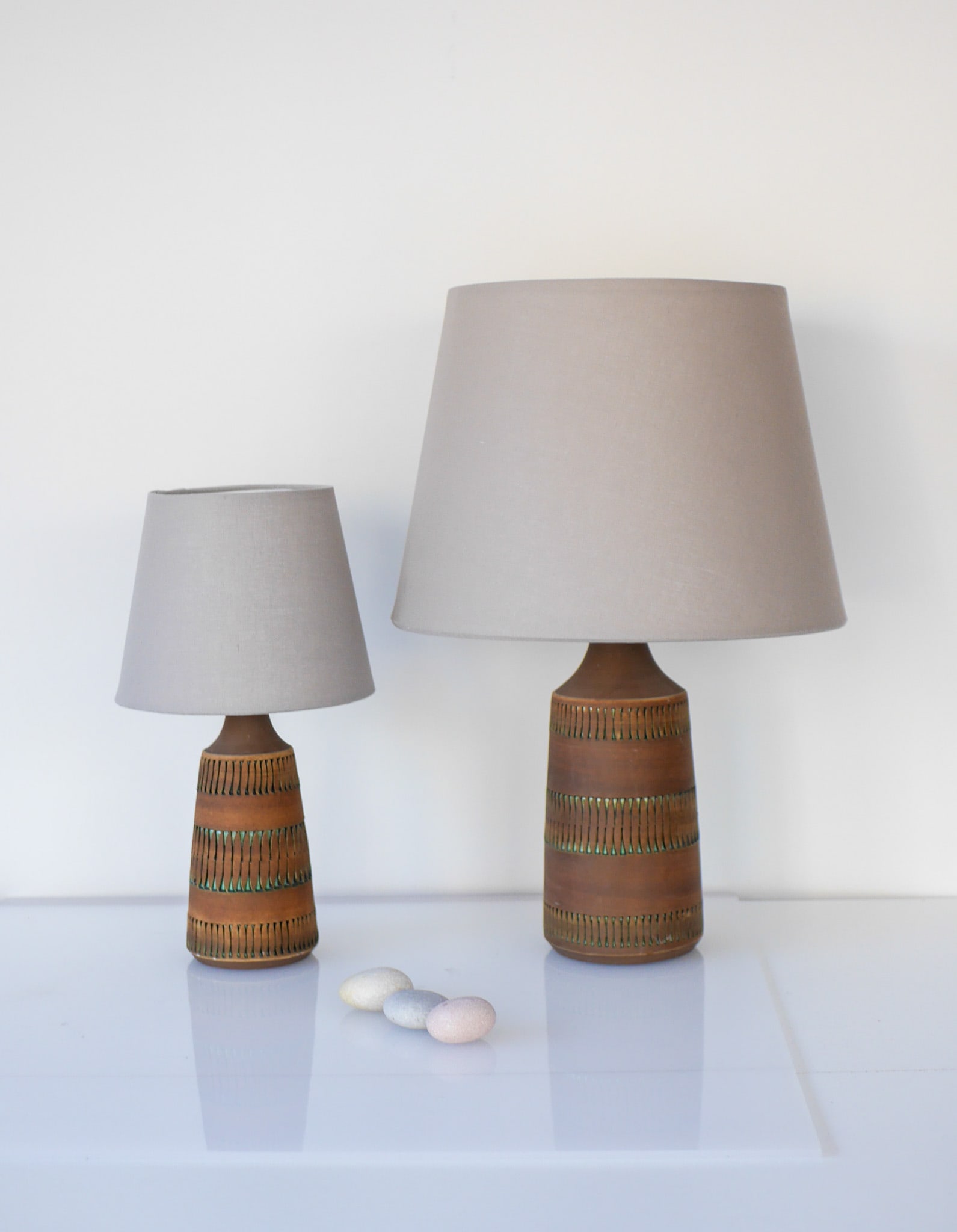 Modern Pottery Table Lamps from Anagrius, Set of 2 - 3