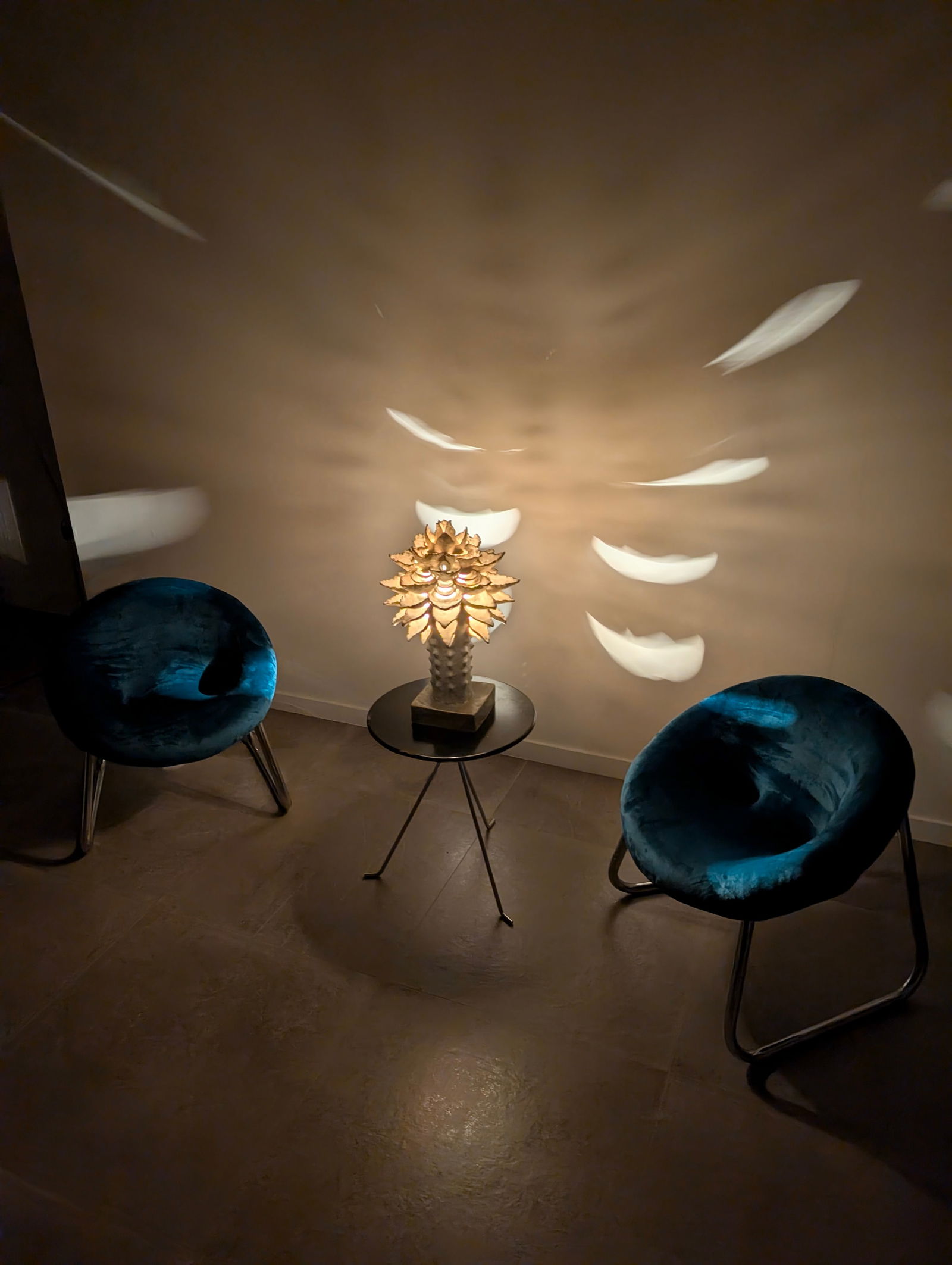 Glazed Ceramic Sculpture Lamp by Birthe Aksby - 3