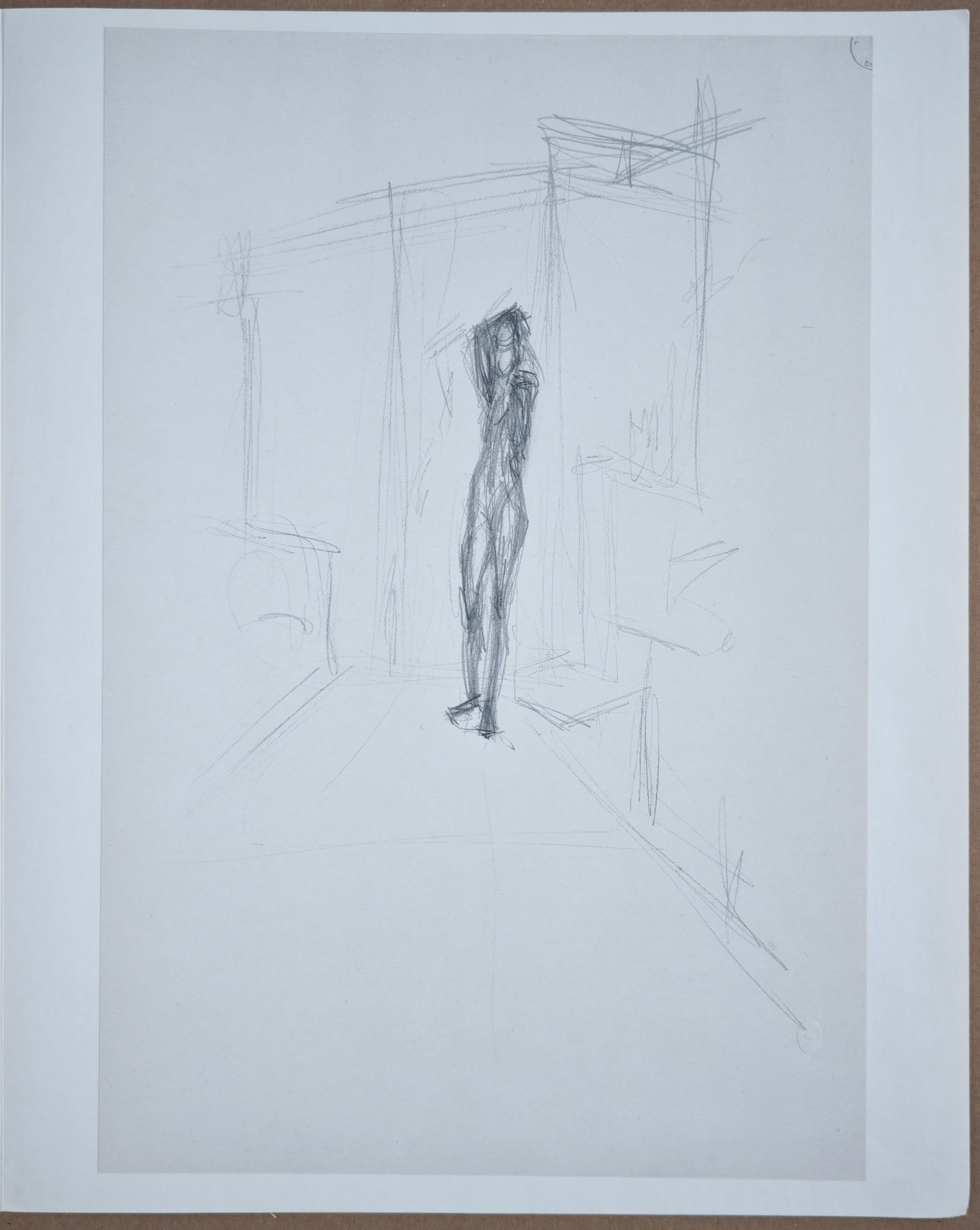 Alberto Giacometti, Female Nude, 1963, Lithograph - 2