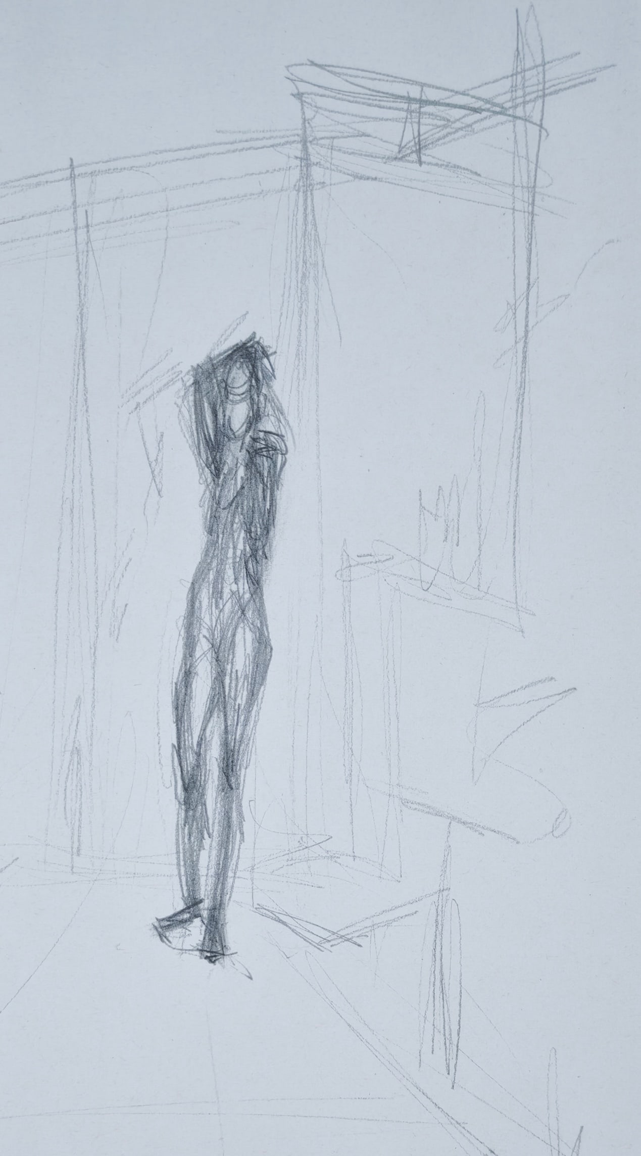 Alberto Giacometti, Female Nude, 1963, Lithograph - 3
