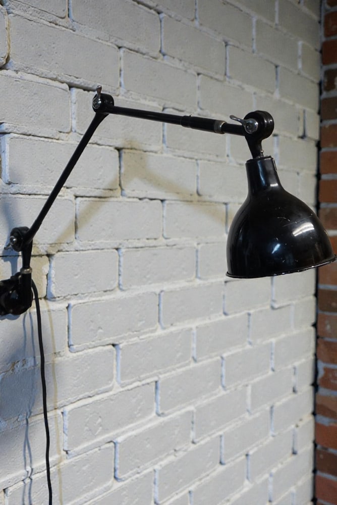 Vintage Industrial Articulated Wall Lamp, 1950s - 2