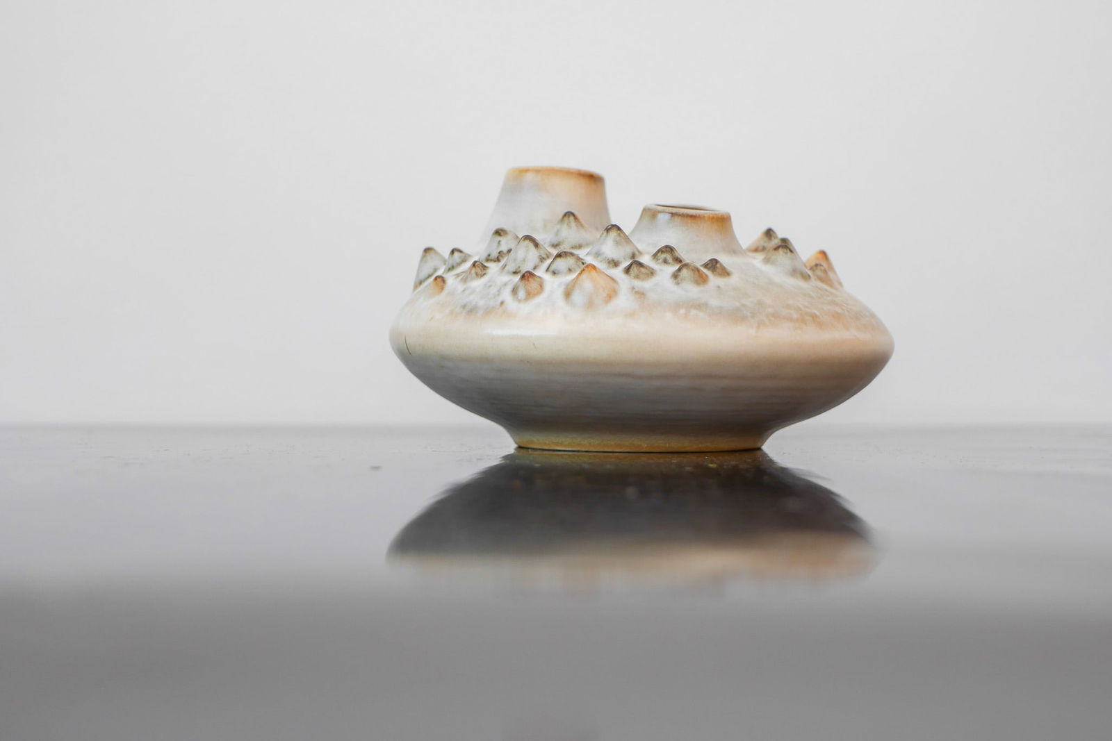 Danish Modern Art Pottery Vase from Söholm, 1960s - 13