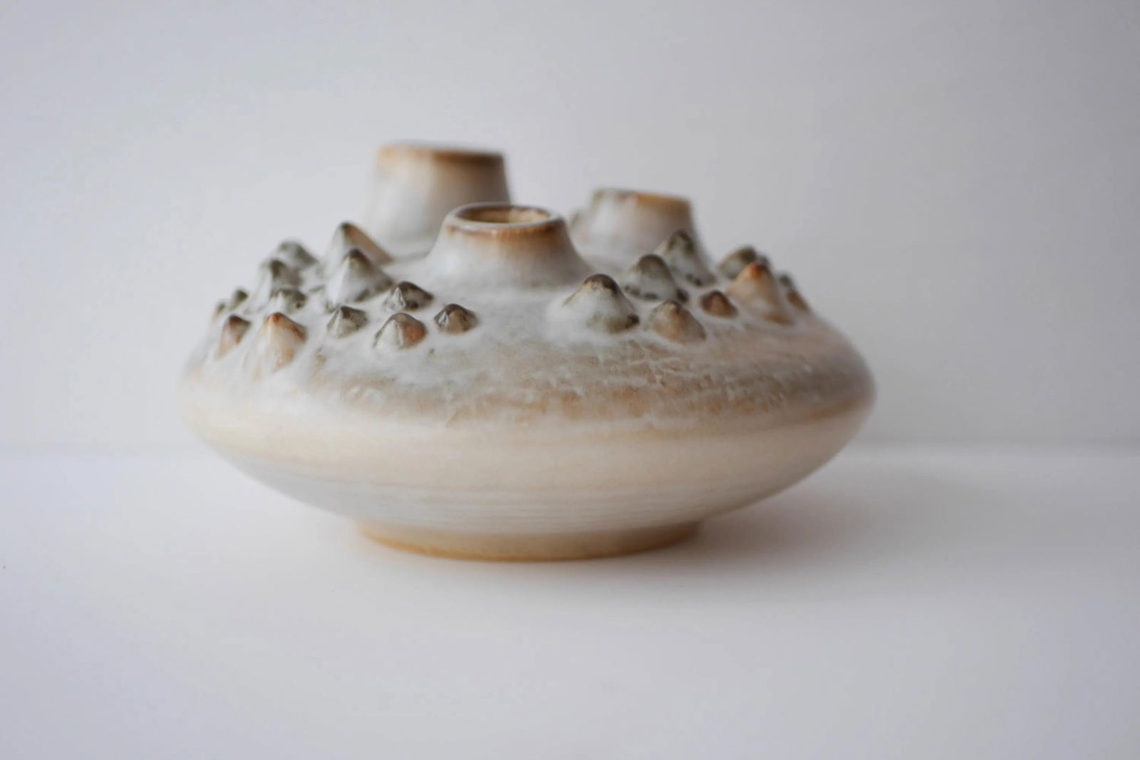 Danish Modern Art Pottery Vase from Söholm, 1960s - 14