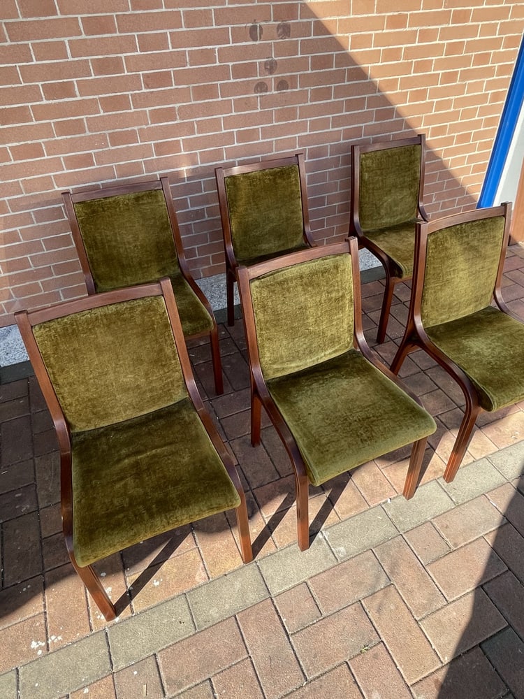 Chairs by V. Gregotti & Giotto Stopppino, Set of 6 - 4