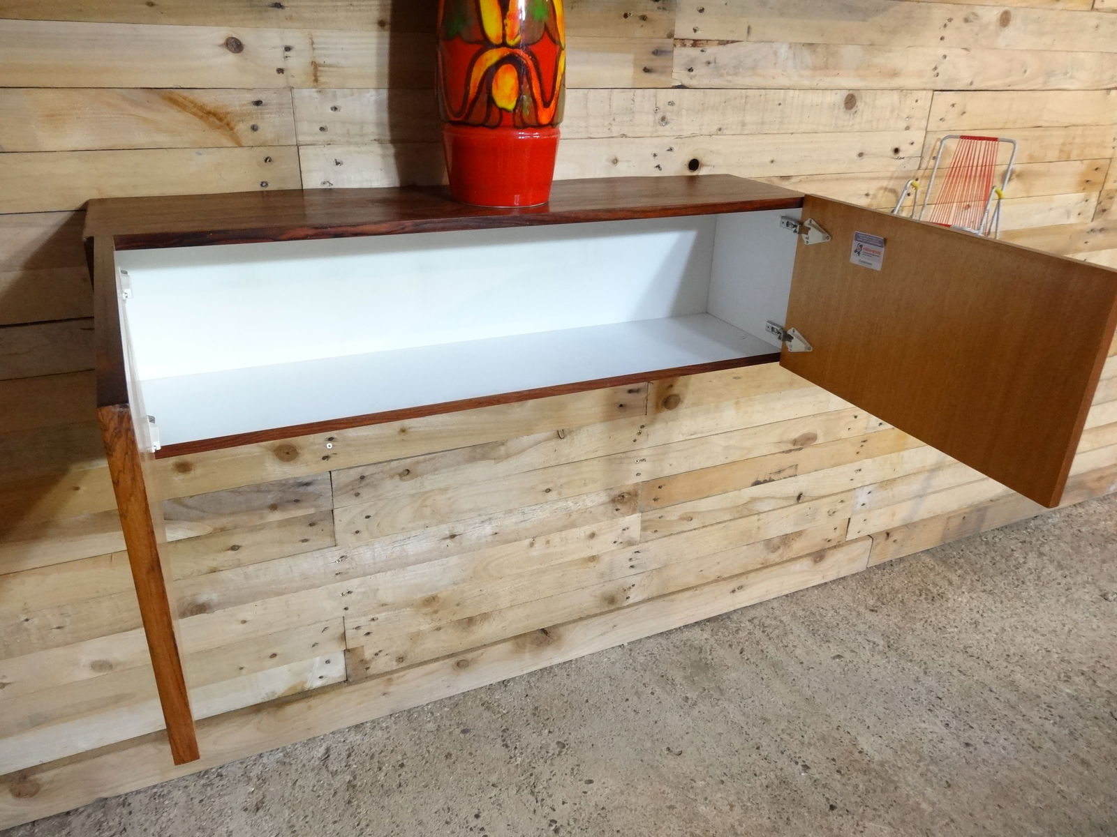 Rosewood Wall System from Banz Bord, Set of 4 - 5