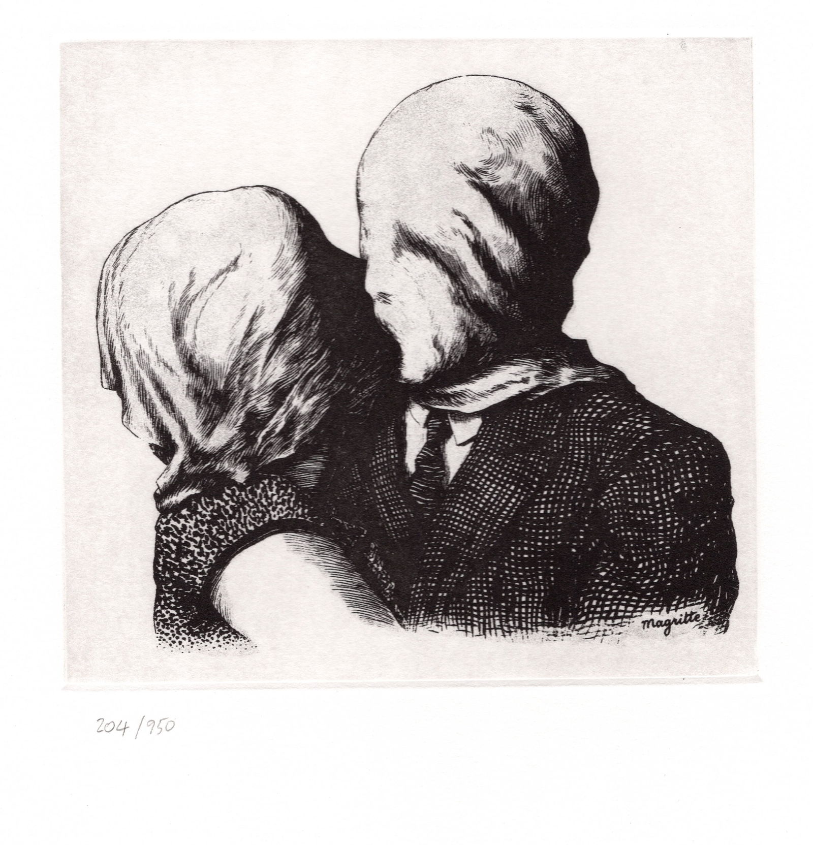 René Magritte, Les Amants The Lovers, 2003, Paper - 7