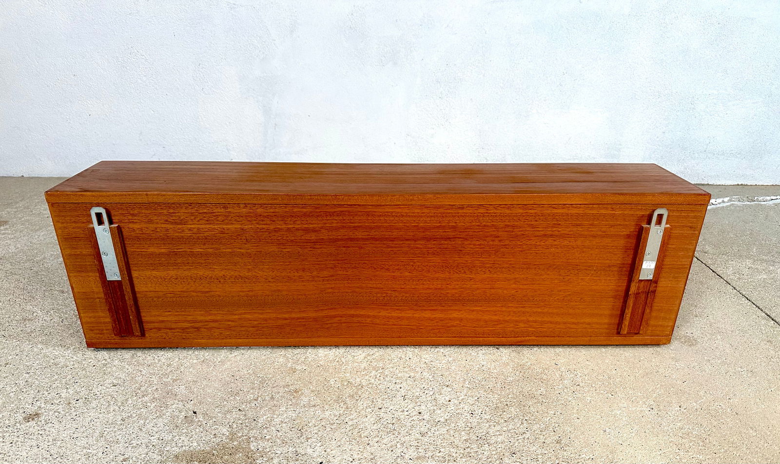 Minimalist Teakwood Wall Shelf, Germany, 1960s - 16