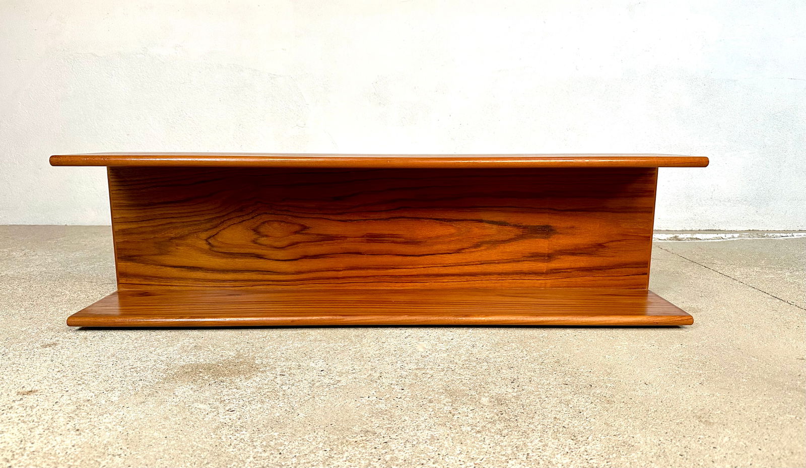 Minimalist Teakwood Wall Shelf, Germany, 1960s - 2