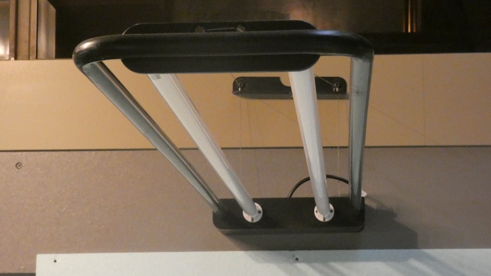 Fluorescent Wall Lamp from Zerbetto, 1980s - 4