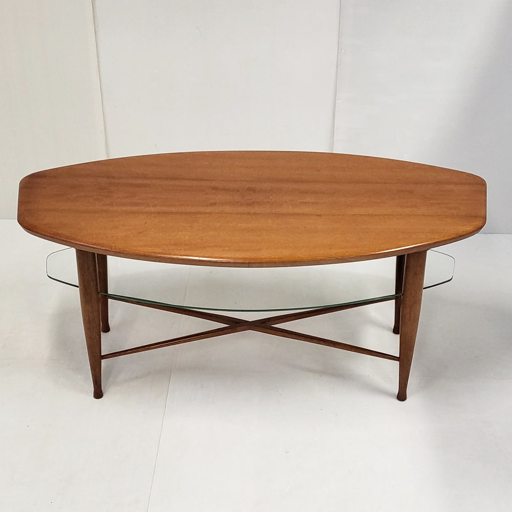Coffee Table in Teak & Glass, Denmark, 1960s - 7
