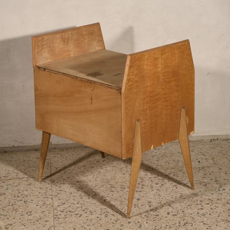 Bedside Cabinet with Drawers, 1970s - 2