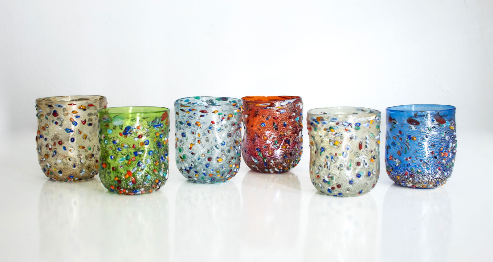 Murano Glasses by Verres for Ribes, 2010, Set of 6 - 11