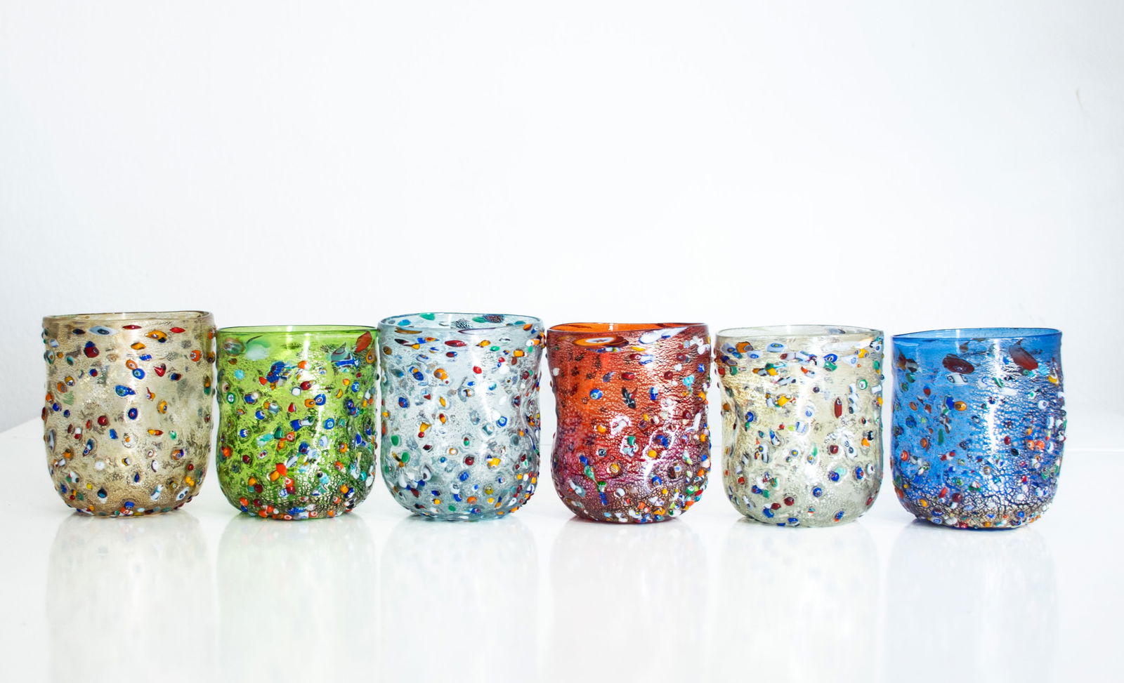 Murano Glasses by Verres for Ribes, 2010, Set of 6 - 8