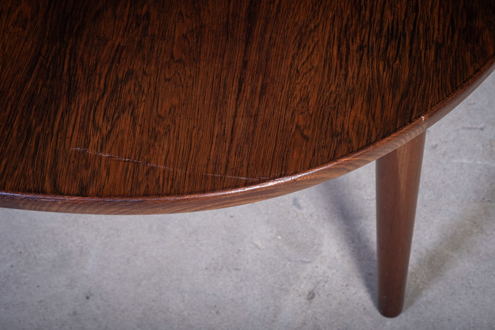 Oval Coffee Table from Odense Møbelfabrik, 1960s - 7