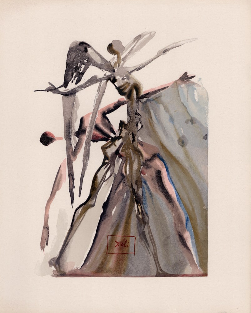 Salvador Dali, The Powers of the Soul, 1964, Paper - 6