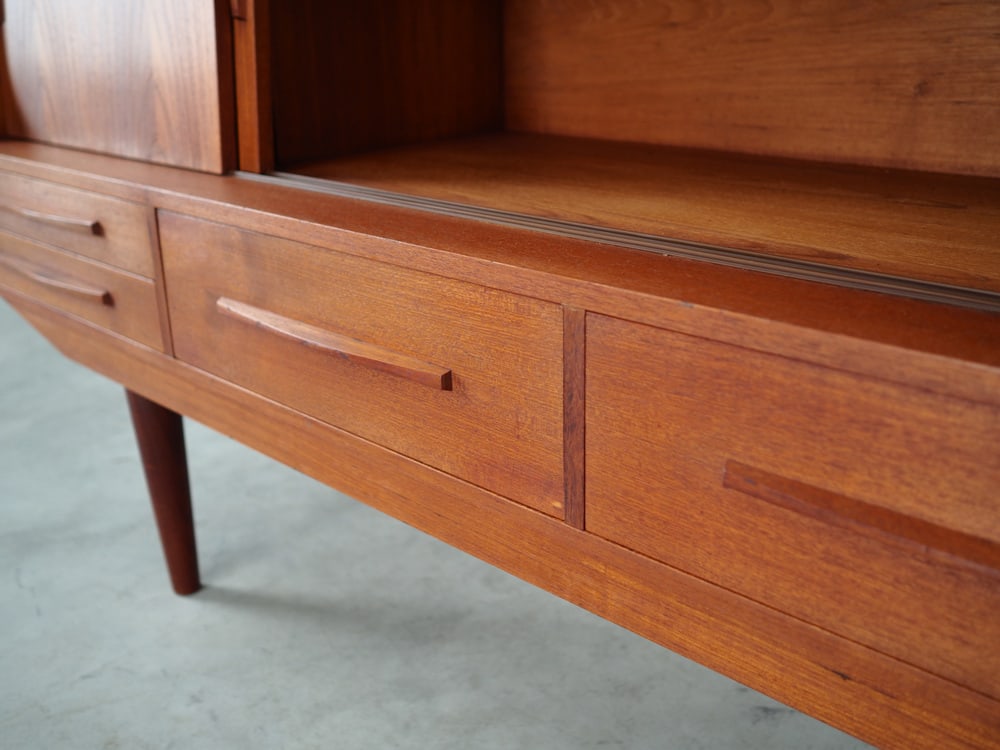 Danish Teak Highboard, 1960s - 10
