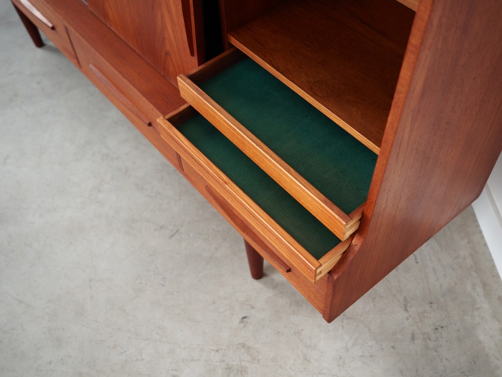 Danish Teak Highboard, 1960s - 19