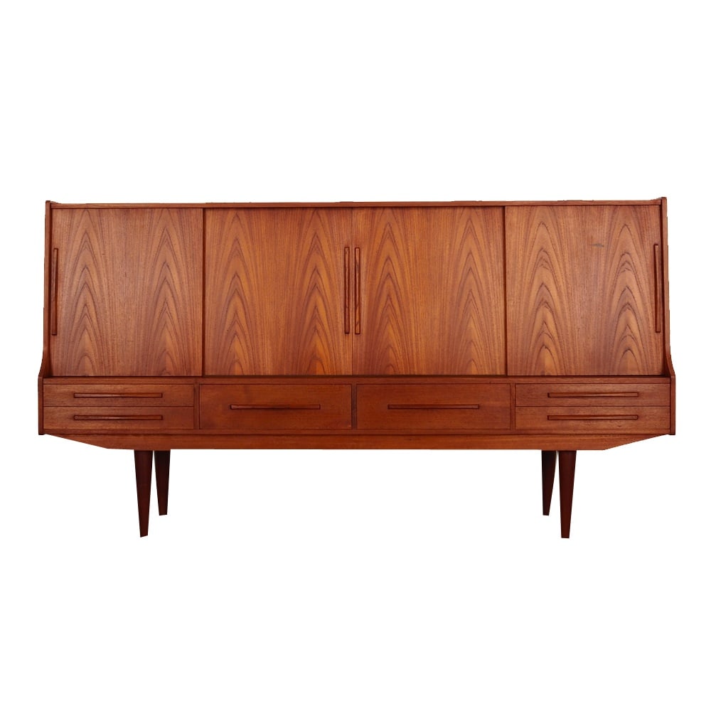 Danish Teak Highboard, 1960s (1 of 20)