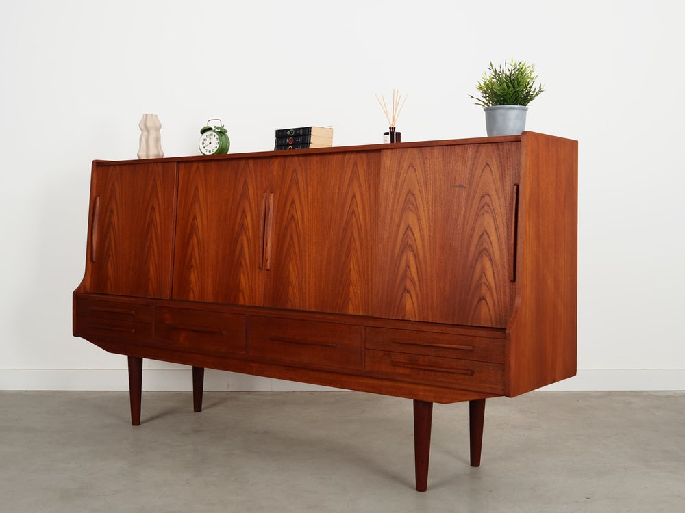 Danish Teak Highboard, 1960s - 4