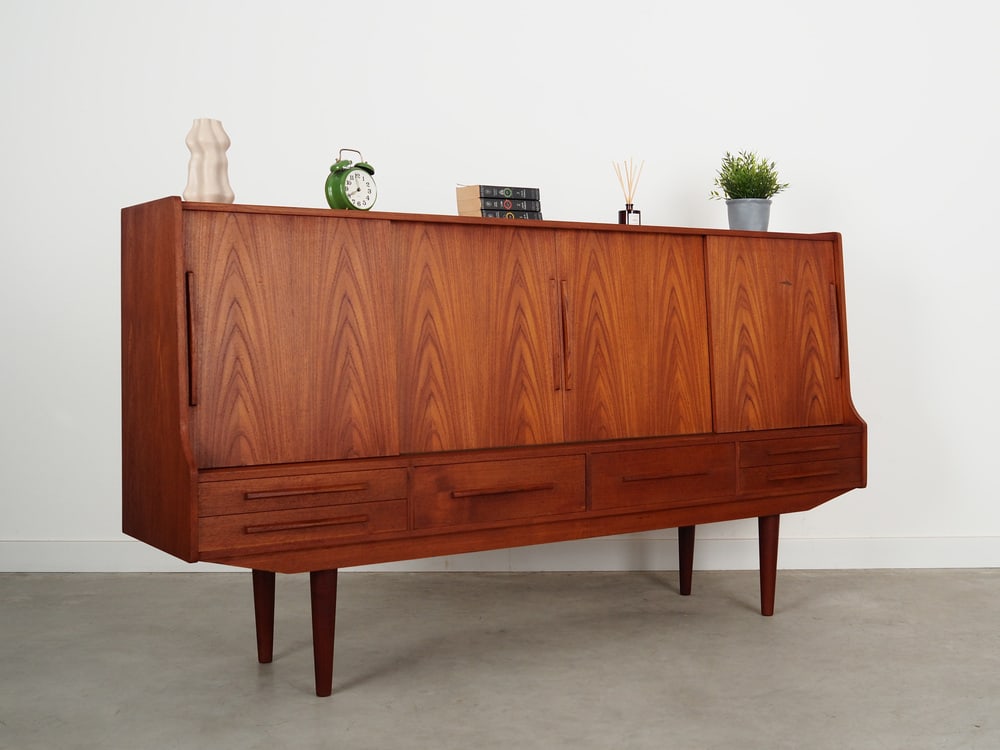 Danish Teak Highboard, 1960s - 6