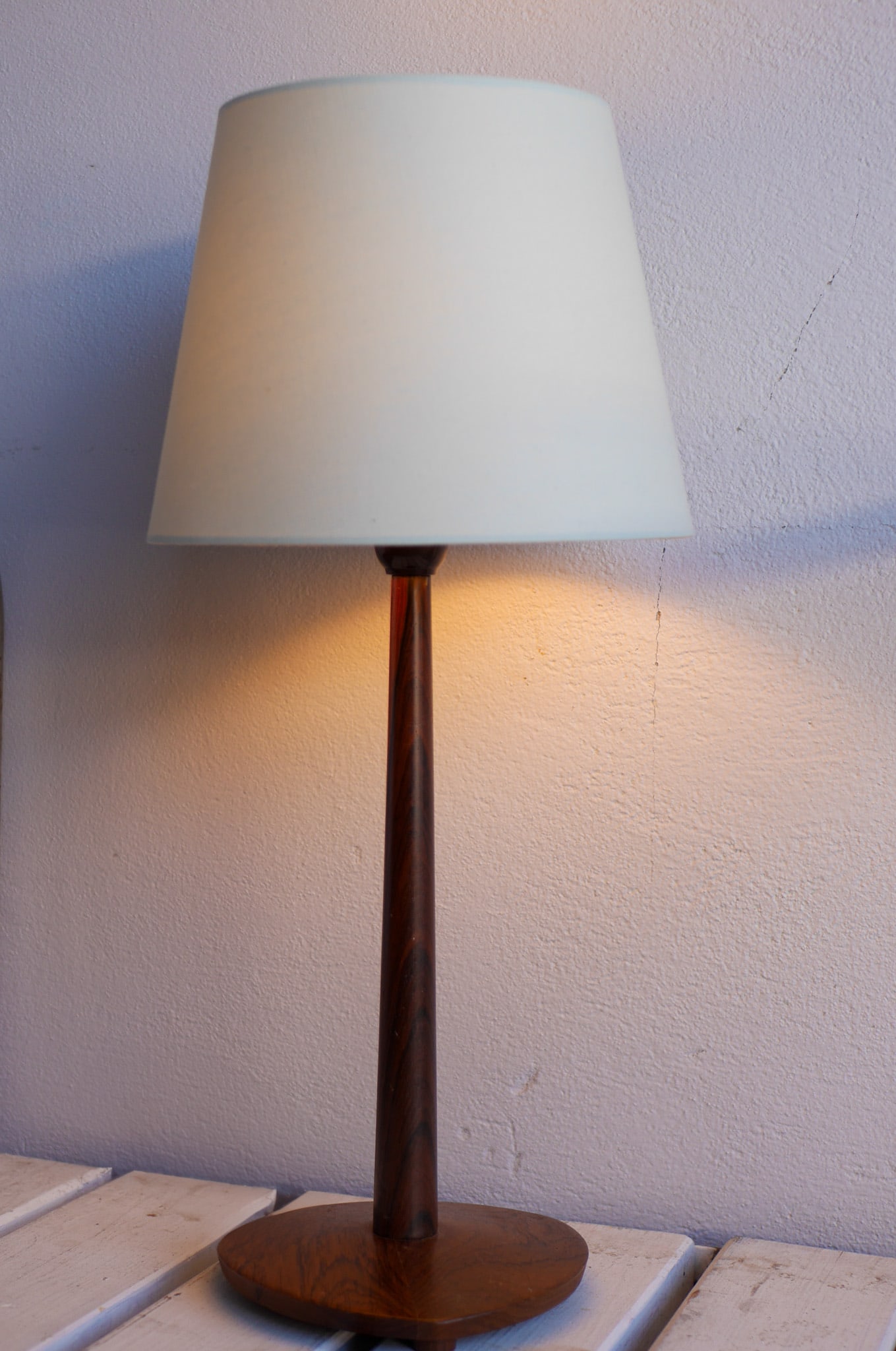 Modern Teak Table Lamp from Eskilstuna Armatur - 3