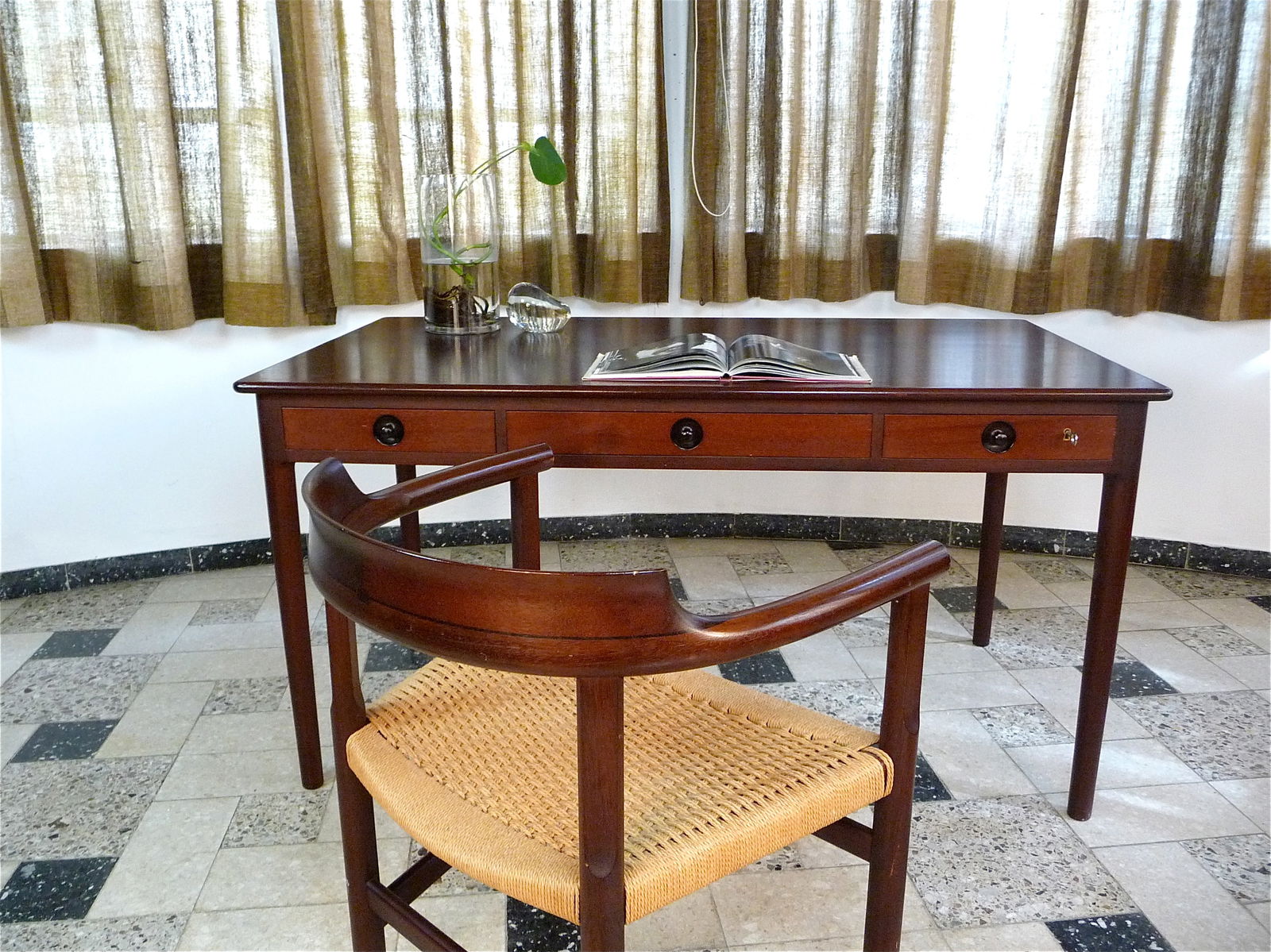 Mahogany Desk by Hans J. Wegner for PP Møbler - 9