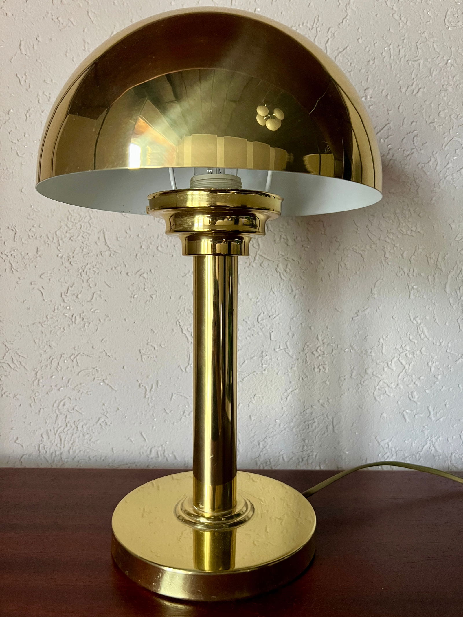 Bauhaus Brass Lamp from WSB, 1970s - 3