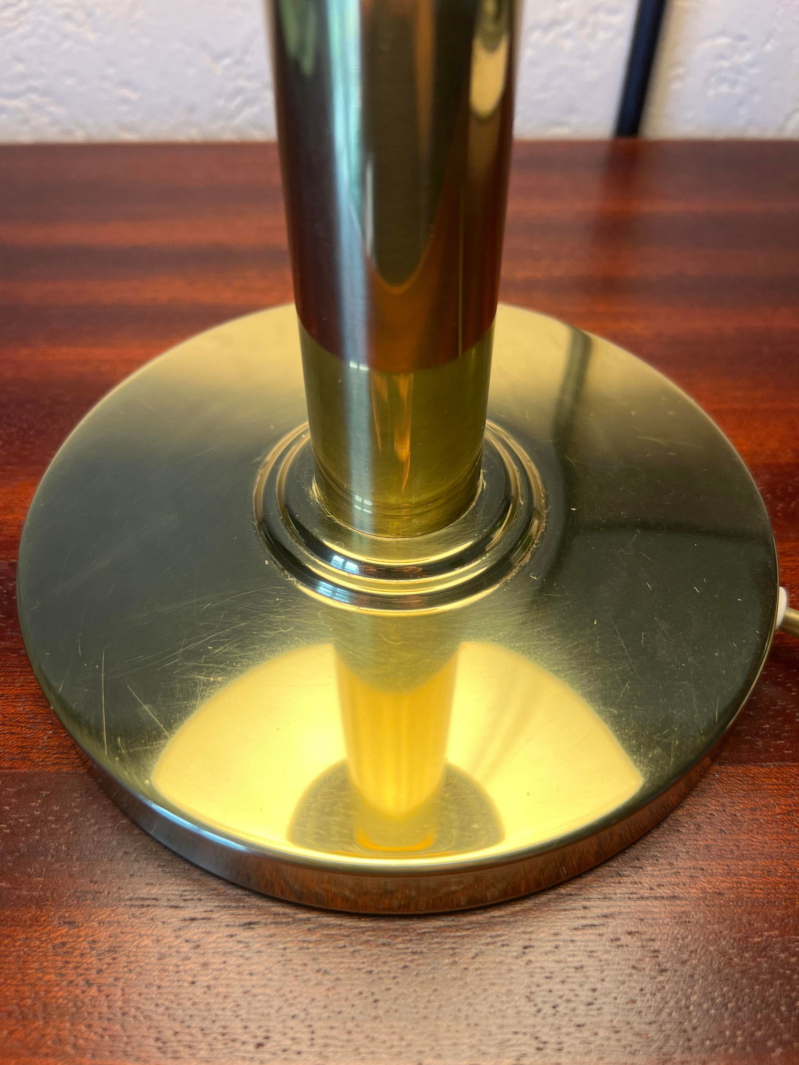 Bauhaus Brass Lamp from WSB, 1970s - 6