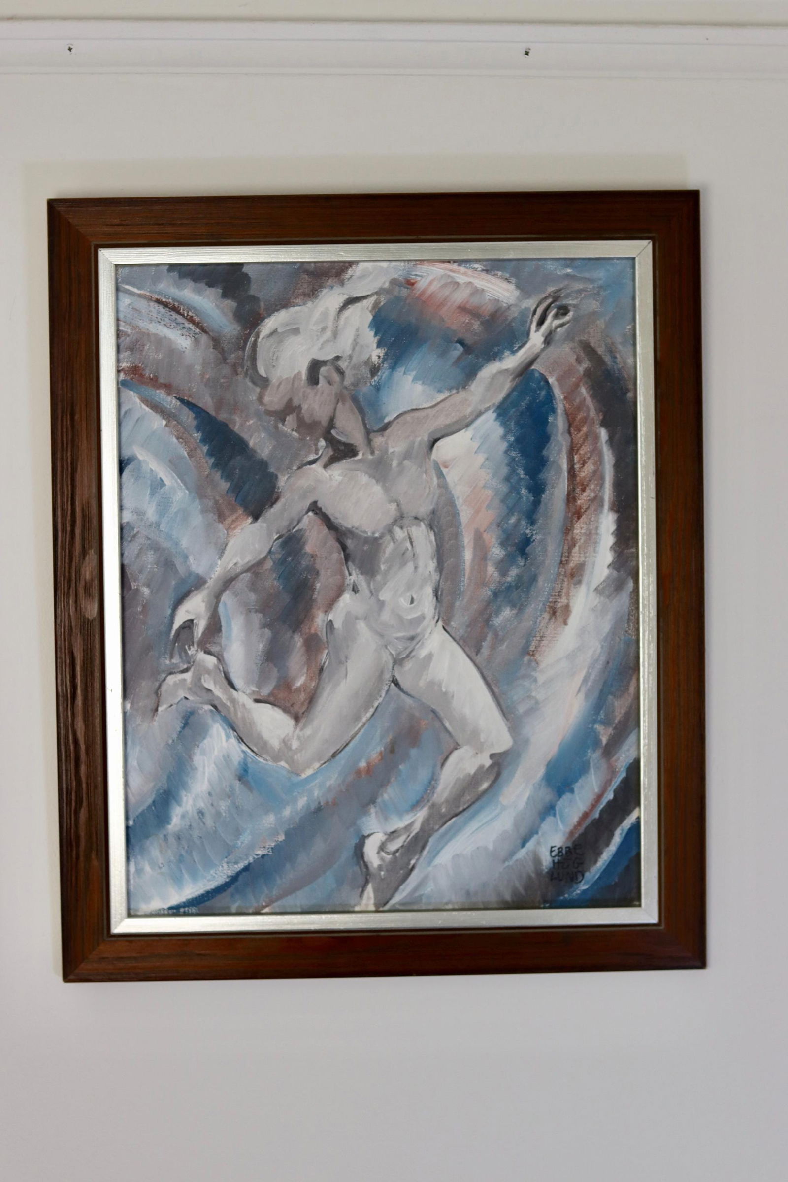 Ebbe Höglund, Leap.., 1960s, Oil on Canvas, Framed - 11