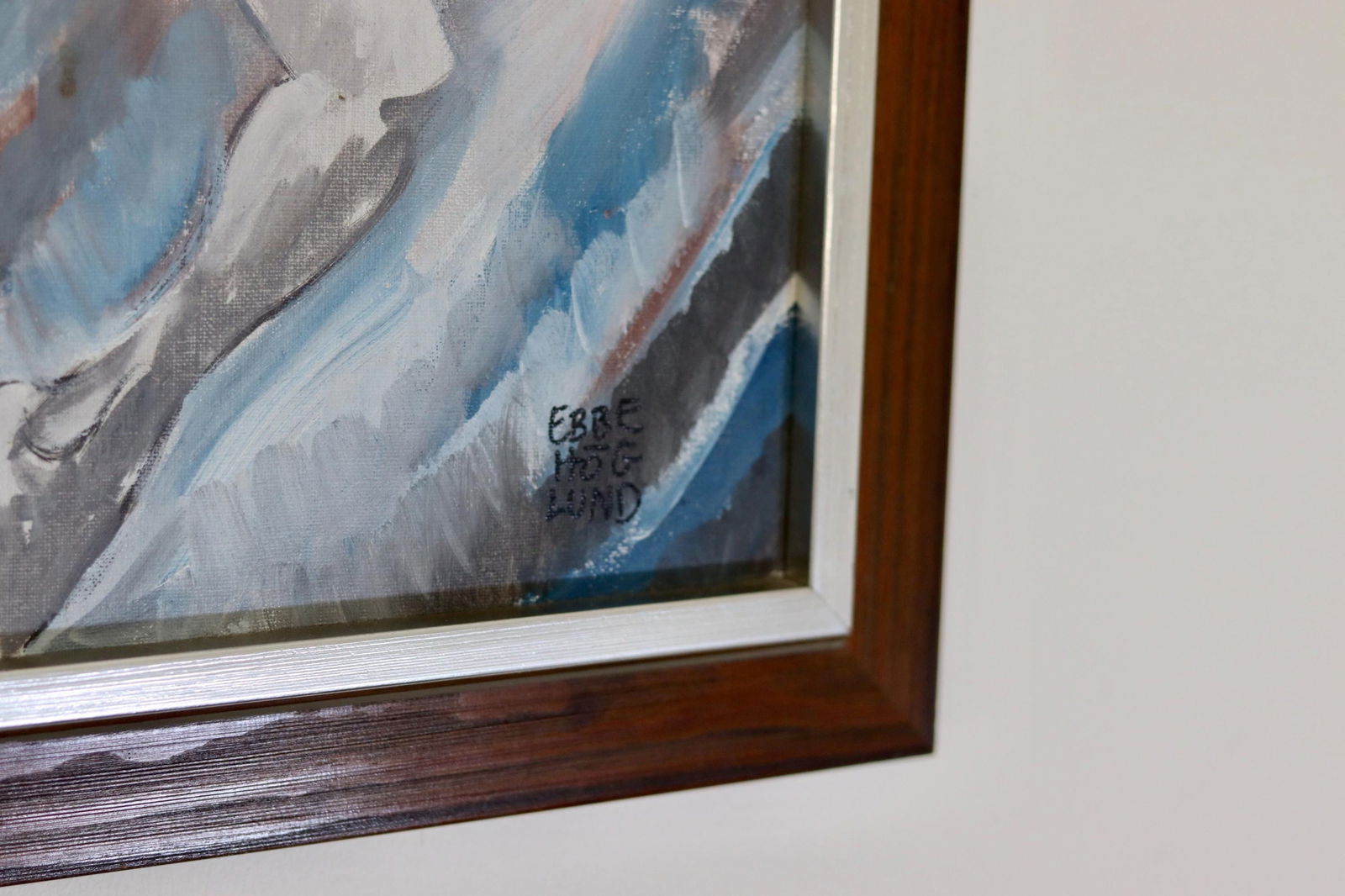 Ebbe Höglund, Leap.., 1960s, Oil on Canvas, Framed - 4