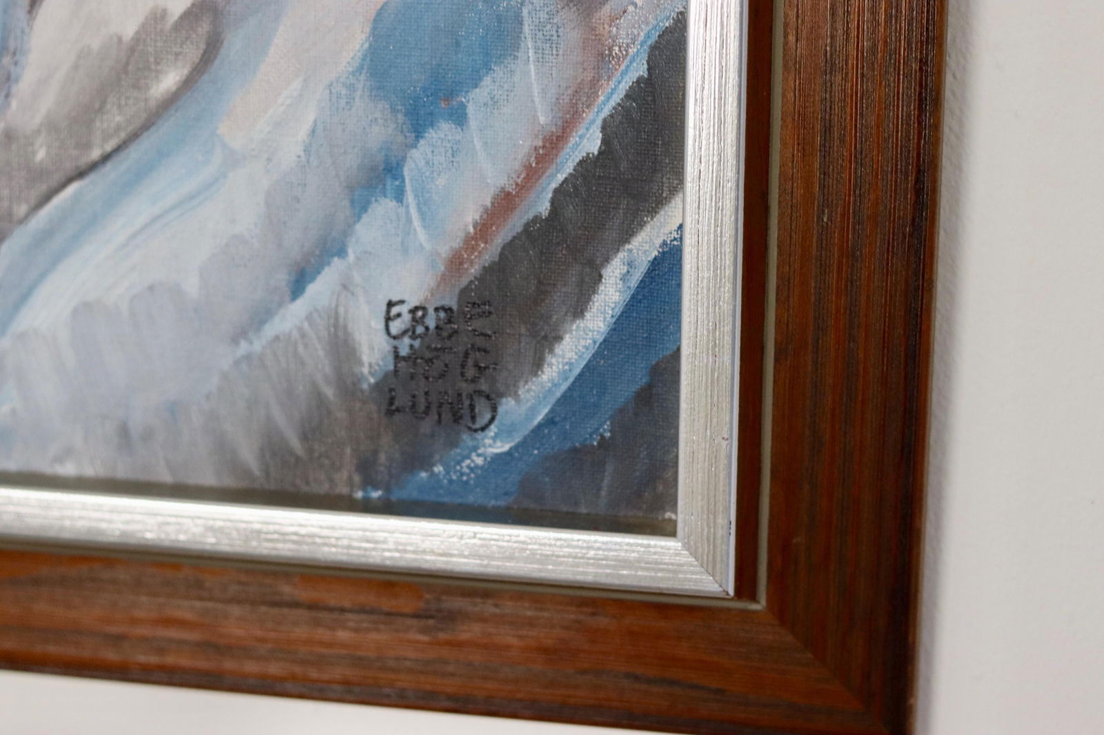 Ebbe Höglund, Leap.., 1960s, Oil on Canvas, Framed - 8