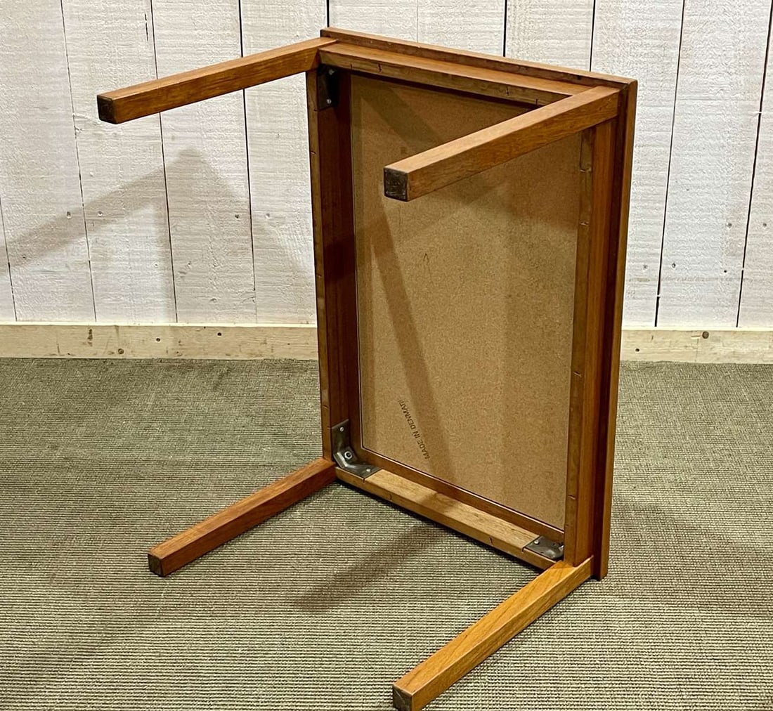 Danish Teak and Tiled Coffee Table, 1970s - 4