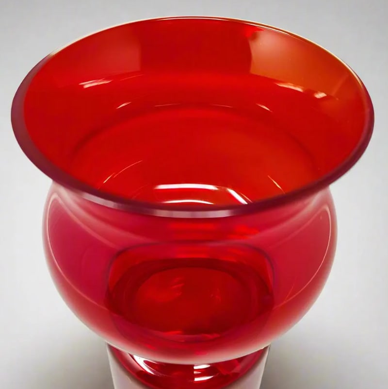 Tulip Vase from Riihimaki/Riihimaen Lasi Oy, 1970s - 3