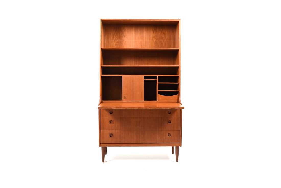 Mid-Century Danish Secretaire in Teak - 2