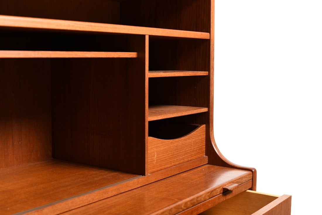 Mid-Century Danish Secretaire in Teak - 5
