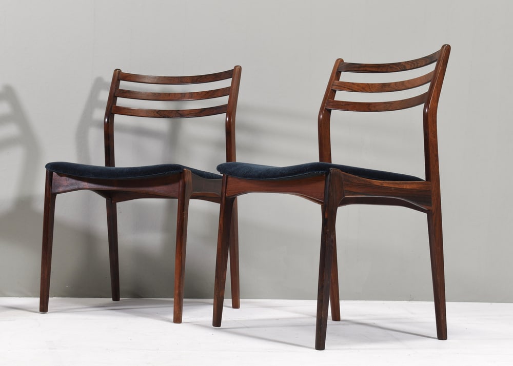 Danish Chairs by J. Andersen, 1960s, Set of 4 - 13