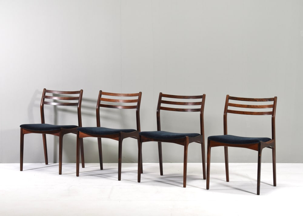 Danish Chairs by J. Andersen, 1960s, Set of 4 - 4