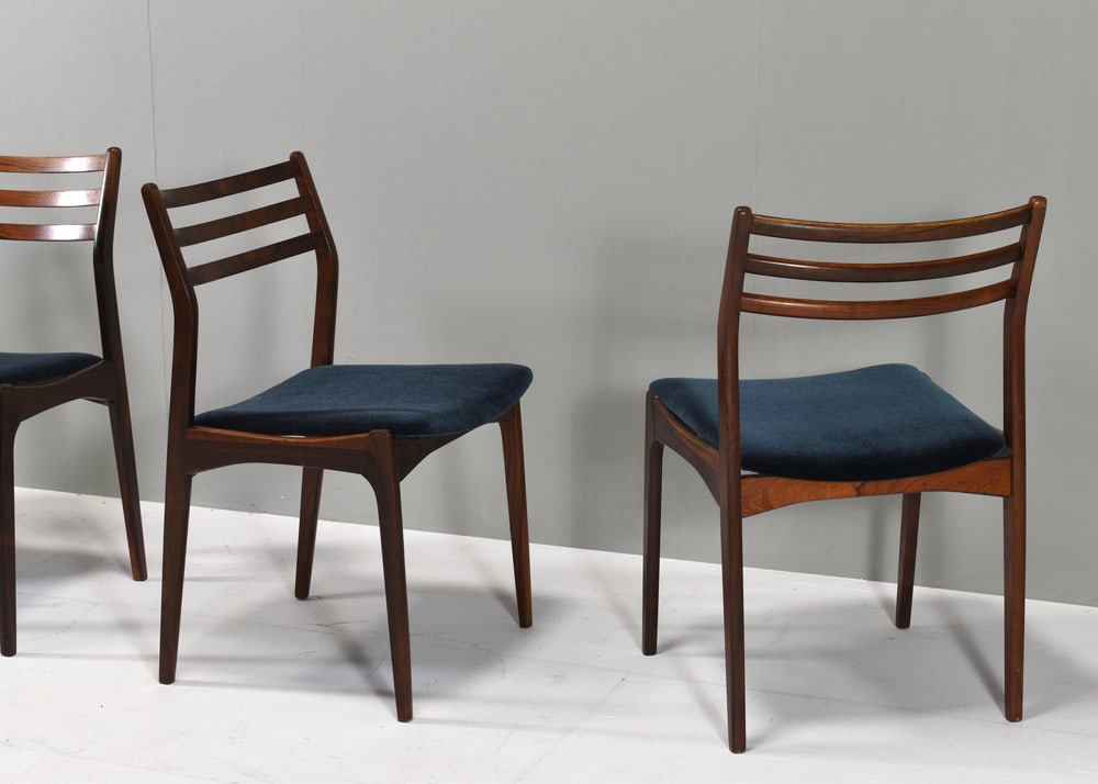 Danish Chairs by J. Andersen, 1960s, Set of 4 - 5